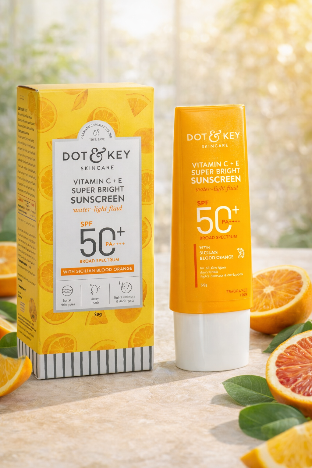 Dot & Key Vitamin C + E Super Bright Sunscreen SPF 50+ PA++++ (50g)
