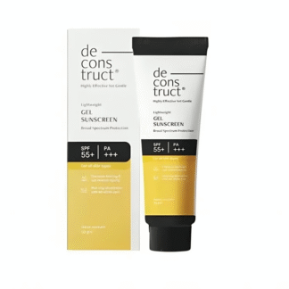 Deconstruct Lightweight Gel Sunscreen SPF 55+ PA+++ for All Skin Types (50g)